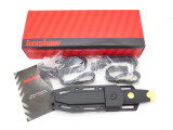 Kershaw 1008 Sea Hunter Serrated Scuba Dive Rescue Chisel Blunt Tip Fixed Knife