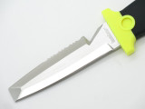 Kershaw 1008 Sea Hunter Serrated Scuba Dive Rescue Chisel Blunt Tip Fixed Knife