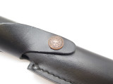 Case XX Finn Black Leather Fixed Hunting Knife Sheath 4.75" Blade Medium
