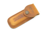 Case XX 4 1/4" Trapper Stockman Hunter Leather Folding Pocket Knife Sheath