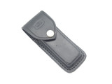 Buck 110 Folding Hunter Black Leather Lockback Knife Large Auto Size Sheath