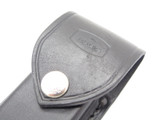 Buck 110 Folding Hunter Black Leather Lockback Knife Large Auto Size Sheath