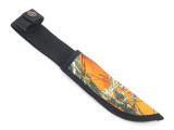 Case XX Hunter Orange Camo Nylon Fixed 6" Blade Hunting Knife Sheath