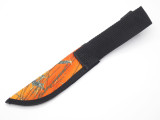 Case XX Hunter Orange Camo Nylon Fixed 6" Blade Hunting Knife Sheath
