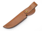 Vtg Buck 192 692 Vanguard Tan Leather Fixed Blade Knife Sheath