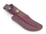 Buck 408 Kalinga Pro Burgundy Leather Fixed Blade Hunting Knife Sheath