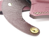 Buck 408 Kalinga Pro Burgundy Leather Fixed Blade Hunting Knife Sheath