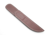 Vintage Buck Custom Slim Brown Leather Fixed Blade Knife Sheath