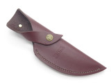 Buck 401 Kalinga Burgundy Leather Fixed Blade Hunting knife Sheath Pouch