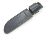 Vtg Buck 119 Special Black Leather Fixed Blade Hunting Knife Sheath