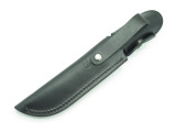 Vtg Buck 119 Special Black Leather Fixed Blade Knife Sheath *blem