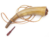 Handmade John Nelson Idaho 13.5 French Indian War Mountain Man Black Powder Horn