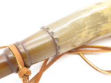 Handmade John Nelson Idaho 13" French Indian War Mountain Man Black Powder Horn
