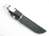 Buck 105 Pathfinder Custom Mother of Pearl Jasper Fixed Blade Hunting Knife