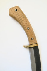 Vtg Seki Cut Prototype Japan Ishikawa Ken Nata 10" San Mai Fixed Machete Knife