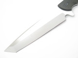 Vtg Seki Cut Prototype Japan Micarta Tanto Fixed Blade Tactical Knife & Sheath