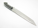 Vtg Seki Cut Prototype Japan Micarta Tanto Fixed Blade Tactical Knife & Sheath
