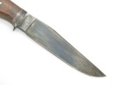 Vtg Seki Cut Japan 10" Black Fixed Blade Hunter Tactical Hunting Knife & Sheath
