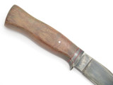 Vtg Seki Cut Japan 10" Black Fixed Blade Hunter Tactical Hunting Knife & Sheath