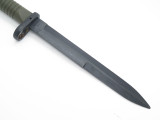 Vintage Spanish Army Surplus Bayonet Fixed Blade Knife & Scabbard