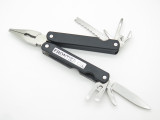 Vtg Barlow "Frontier Oil" Advertising Folding Multi Tool Pliers Pocket Knife