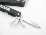 Vtg Barlow "Frontier Oil" Advertising Folding Multi Tool Pliers Pocket Knife