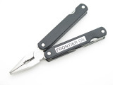 Vtg Barlow "Frontier Oil" Advertising Folding Multi Tool Pliers Pocket Knife