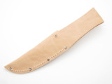 Basketweave 5" Blade Natural Leather Fixed Skinner Hunter Hunting Knife Sheath