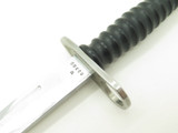 Vtg Wenger Low Sn 83300 Swiss Army Surplus Bayonet Knife & Scabbard