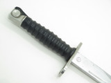 Vtg Wenger Low Sn 83300 Swiss Army Surplus Bayonet Knife & Scabbard