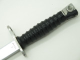 Vtg Victorinox Low Sn 55174 Swiss Army Surplus Bayonet Knife Scabbard 1960s Frog