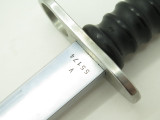 Vtg Victorinox Low Sn 55174 Swiss Army Surplus Bayonet Knife Scabbard 1960s Frog