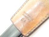 Vtg Victorinox Low Sn 55174 Swiss Army Surplus Bayonet Knife Scabbard 1960s Frog