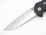 Vtg SOG Specialty Flash II Seki Japan Assisted AUS-8 Black Folding Pocket Knife