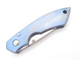 Vtg Hiro Millenium Seki Japan Blue Liner Lock VG-10 Folding Pocket Knife