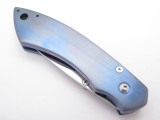 Vtg Hiro Millenium Seki Japan Blue Liner Lock VG-10 Folding Pocket Knife