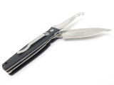 Vtg Seki Cut Japan Prototype Folding Hunter Linerlock Pocket Hunting Knife