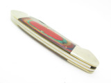 Vtg Jumbo Chief Buffalo Nickel Pakistan Huge 8.4" Giant Wood Folding Canoe Knife