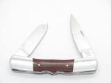 Vtg 1991 Buck USA 535 Bucklock 2 Blade Folding Lockback Pocket Knife Near Mint
