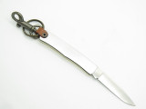 Ranger Outdoor Sakai Seki Japan Key Ring Folding Pocket Knife Pheasant Scrimshaw