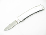 VINTAGE BUCK SCRIPT USA 525 GENT STAINLESS LOCKBACK FOLDING POCKET KNIFE