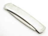 VINTAGE BUCK SCRIPT USA 525 GENT STAINLESS LOCKBACK FOLDING POCKET KNIFE