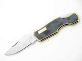 Vtg Hoffman 88L Kawakami Seki Japan Marble Gray Gentleman Folding Pocket Knife