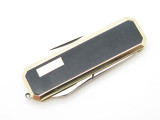Vtg Parker Big Horn Seki Japan Black Handle Small Gentleman Folding Pocket Knife