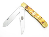 Huge Ridge Runner Giant Jumbo 8.5" Closed 15" Open Trapper Bone Folding Knife