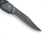 Vtg Explorer 11-125 Seki Japan 5" Black Tactical Folding Hunter Lockback Knife