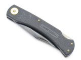 Vtg Parker Imai K-139 Seki Japan 5" Black Folding Hunter Lockback Knife & Sheath