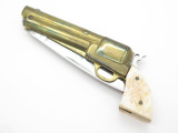 Vtg Parker Seki Japan Wild West Figural Revolver Six Shooter Pistol Knife Pocket