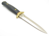 Vtg Compass C.I. 511 Fukuta Seki Japan Fixed Blade Dagger Boot Knife & Sheath