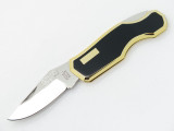 Vtg Hoffman Design M. Kawakami Seki Japan Gentleman Folding Pocket Knife Black
